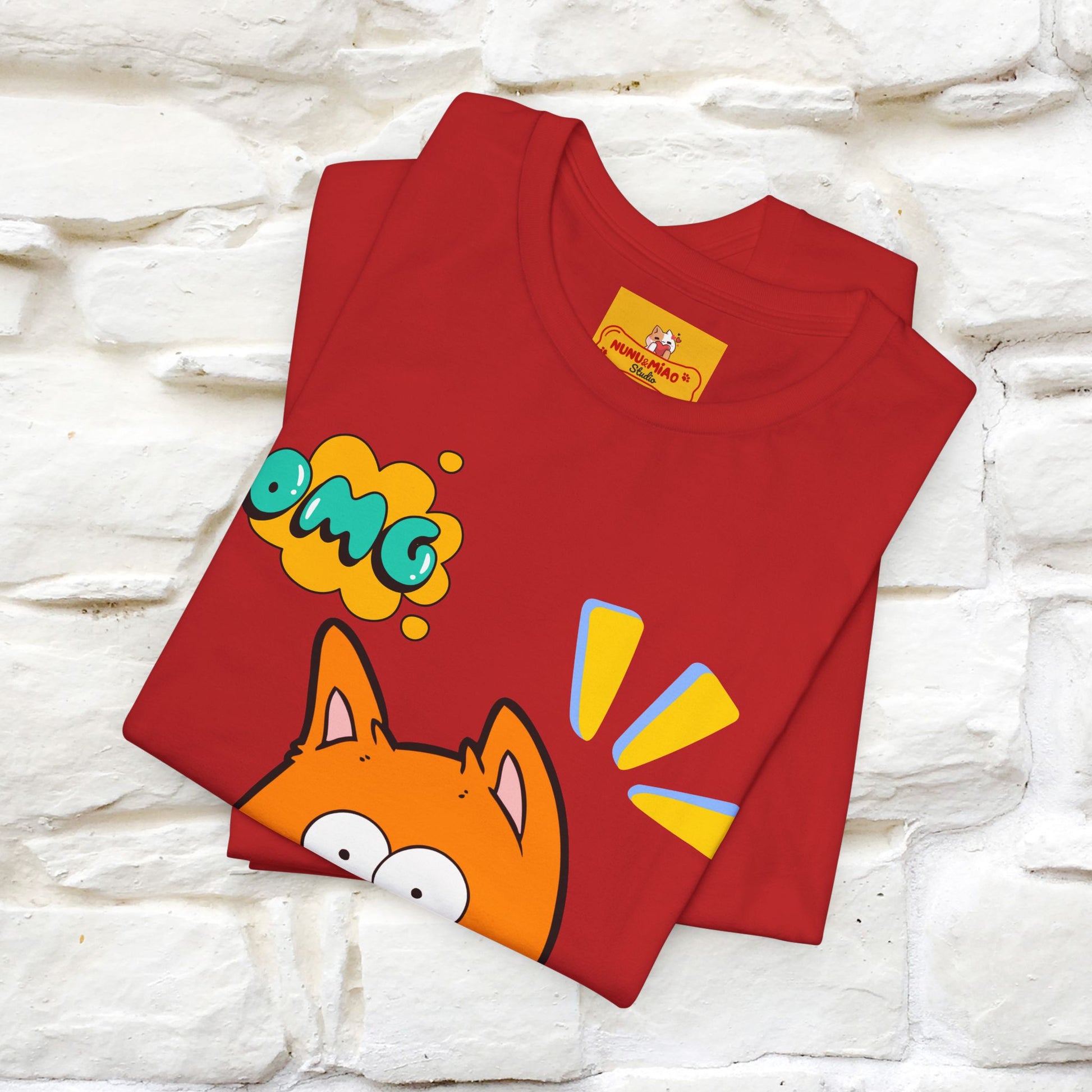 ''Oh My God'' Cat T-Shirt | Nunu&Miao Studio - Nunu&Miao Studio