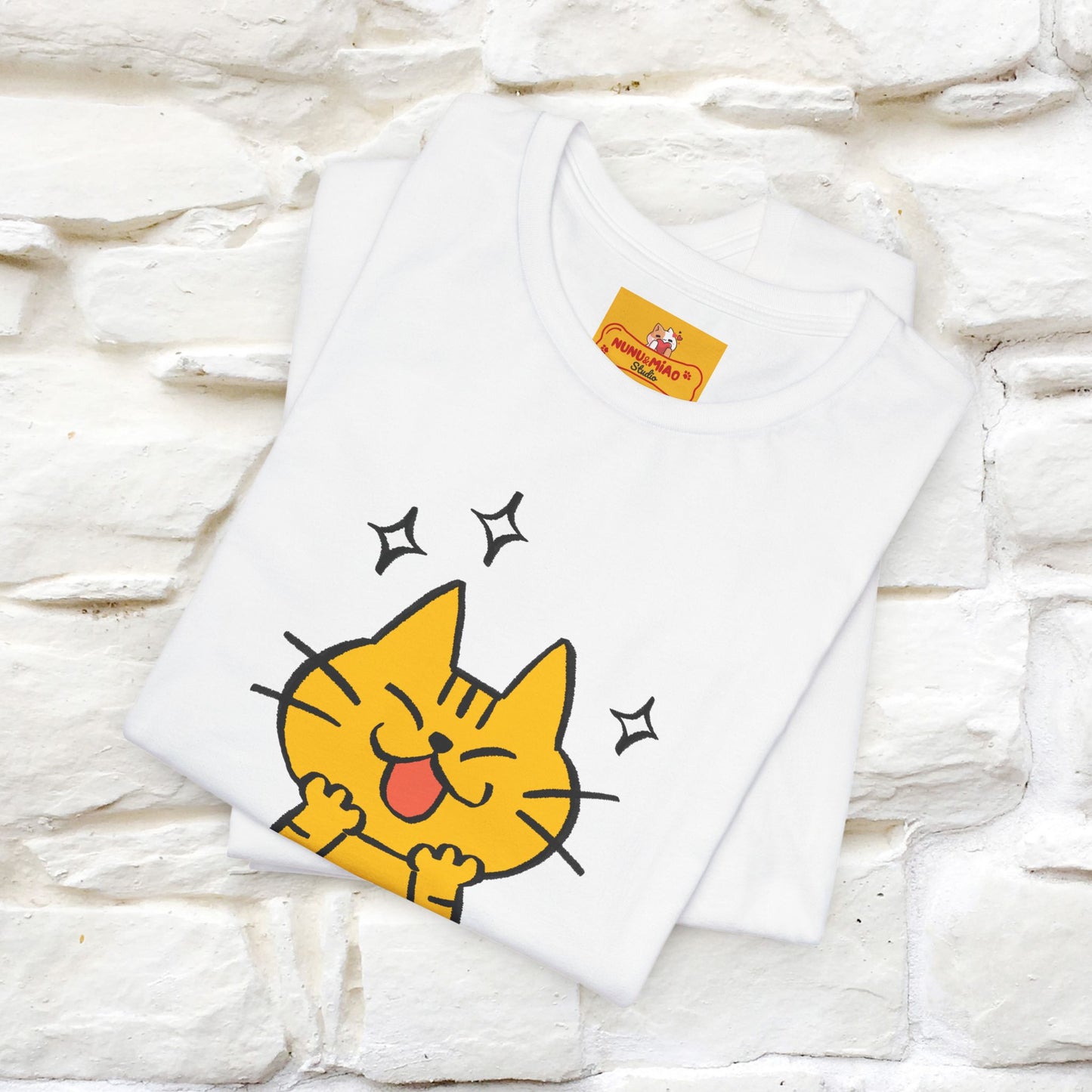""It's A Good Day" Cat T-Shirt| Front & Back Design | Nunu&Miao Studio