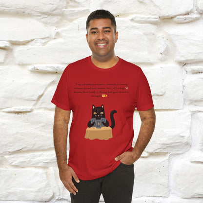 "The Cat's Tarot: Secrets Revealed" Cat T-Shirt for Men & Women | 100% Cotton*