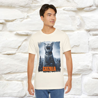 Catzilla T-Shirt | Fun Monster Cat Tee for Men & Women | 100% Cotton*