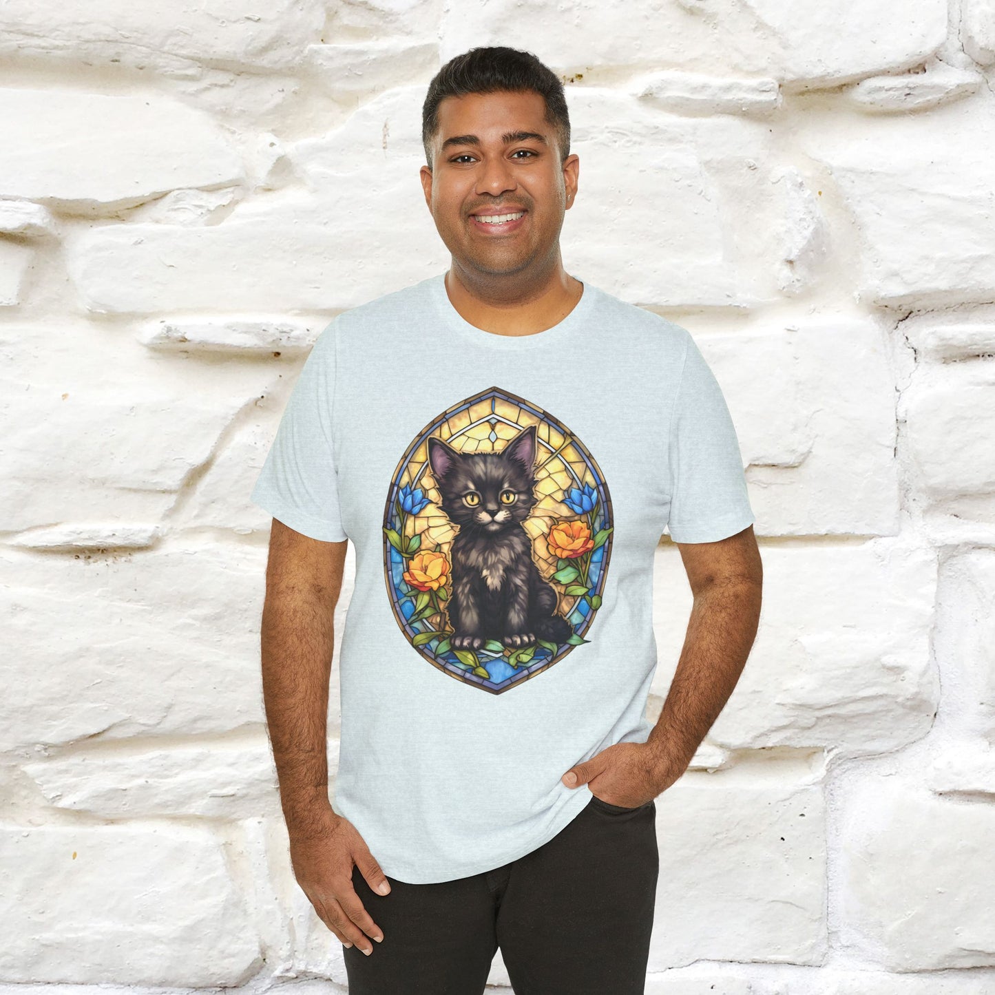 "Cat Mosaic" Cute Cat T-Shirt for Men & Women | 100% Cotton 🐾