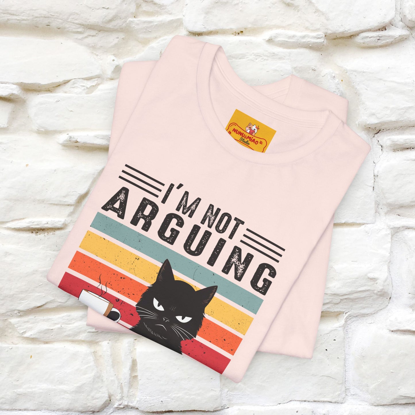 Non sto discutendo, sto spiegando perché ho ragione T-shirt con gatto per uomo e donna | 100% cotone* Maglietta divertente