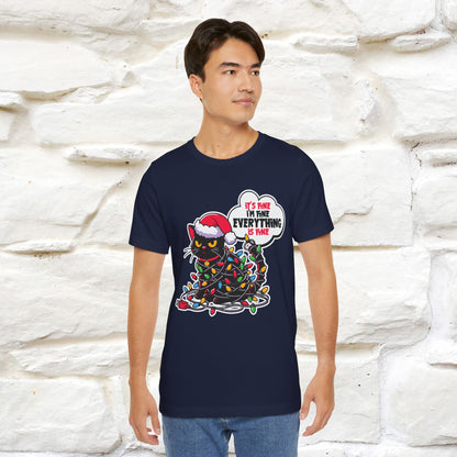 “Everything Is Fine..” | Cat T-Shirt | Nunu&Miao Studio