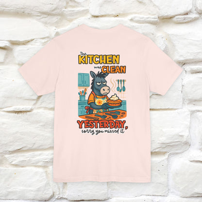 "The Kitchen Was Clean... " |Funny T-Shirt | Nunu&Miao Studio