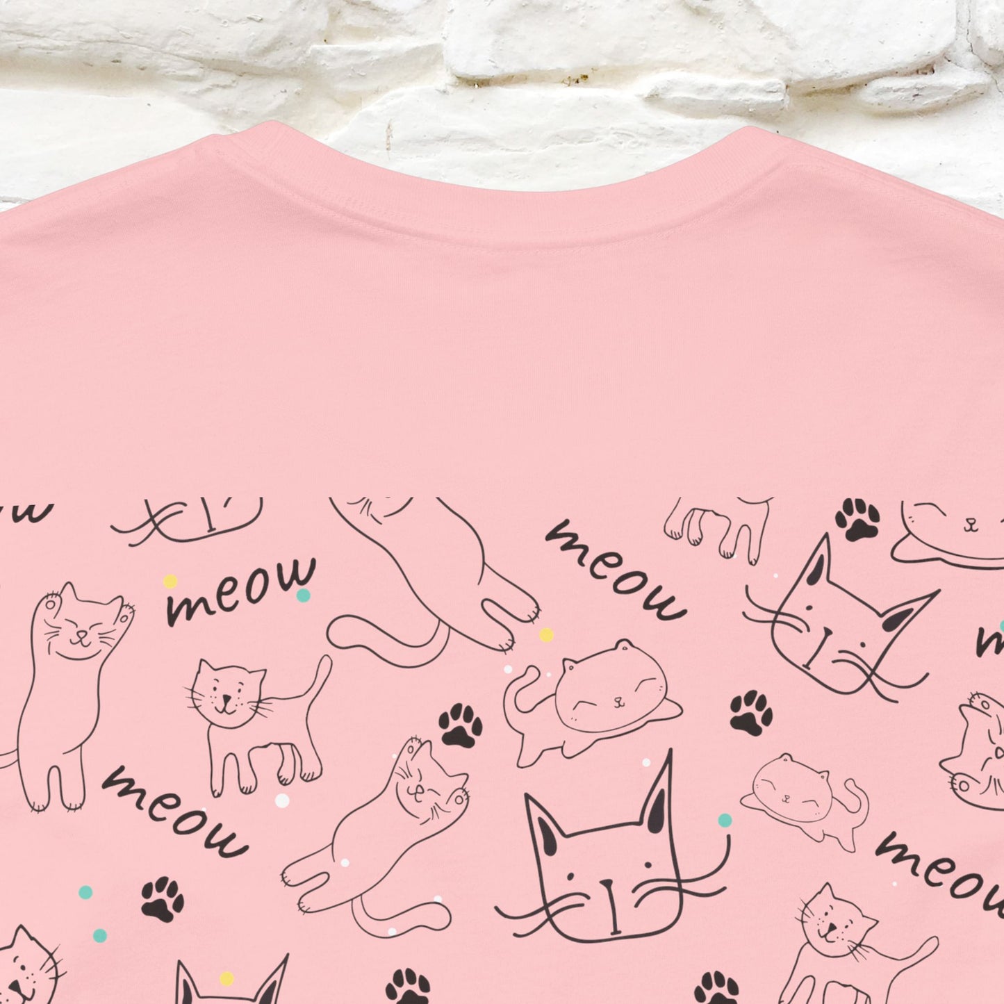 "Antidepressants" Cat T-Shirt | Front & Back Design | Nunu&Miao Studio