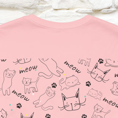 "Antidepressants" Cat T-Shirt | Front & Back Design | Nunu&Miao Studio