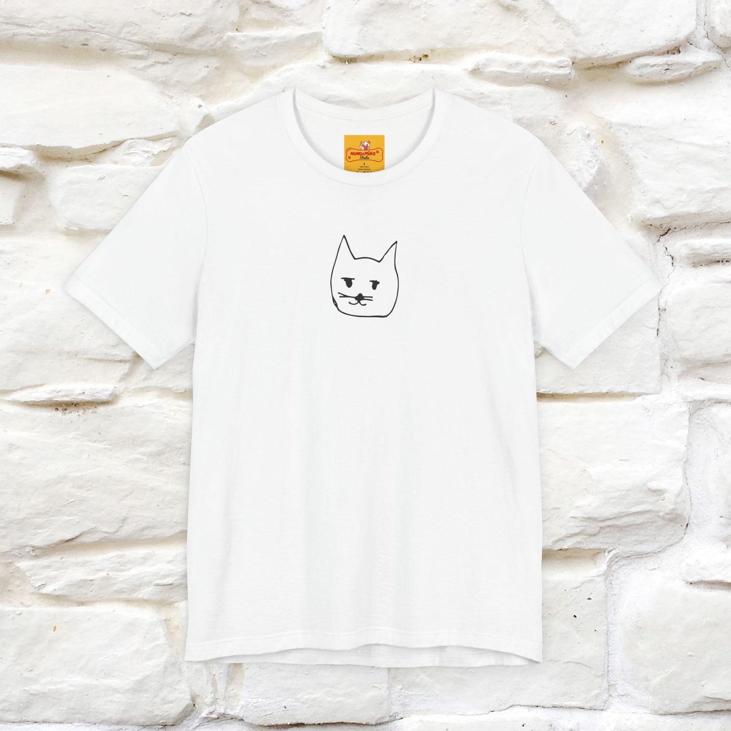 "Caos'' Cat T-Shirt Front and Back Design | Nunu&Miao Studio