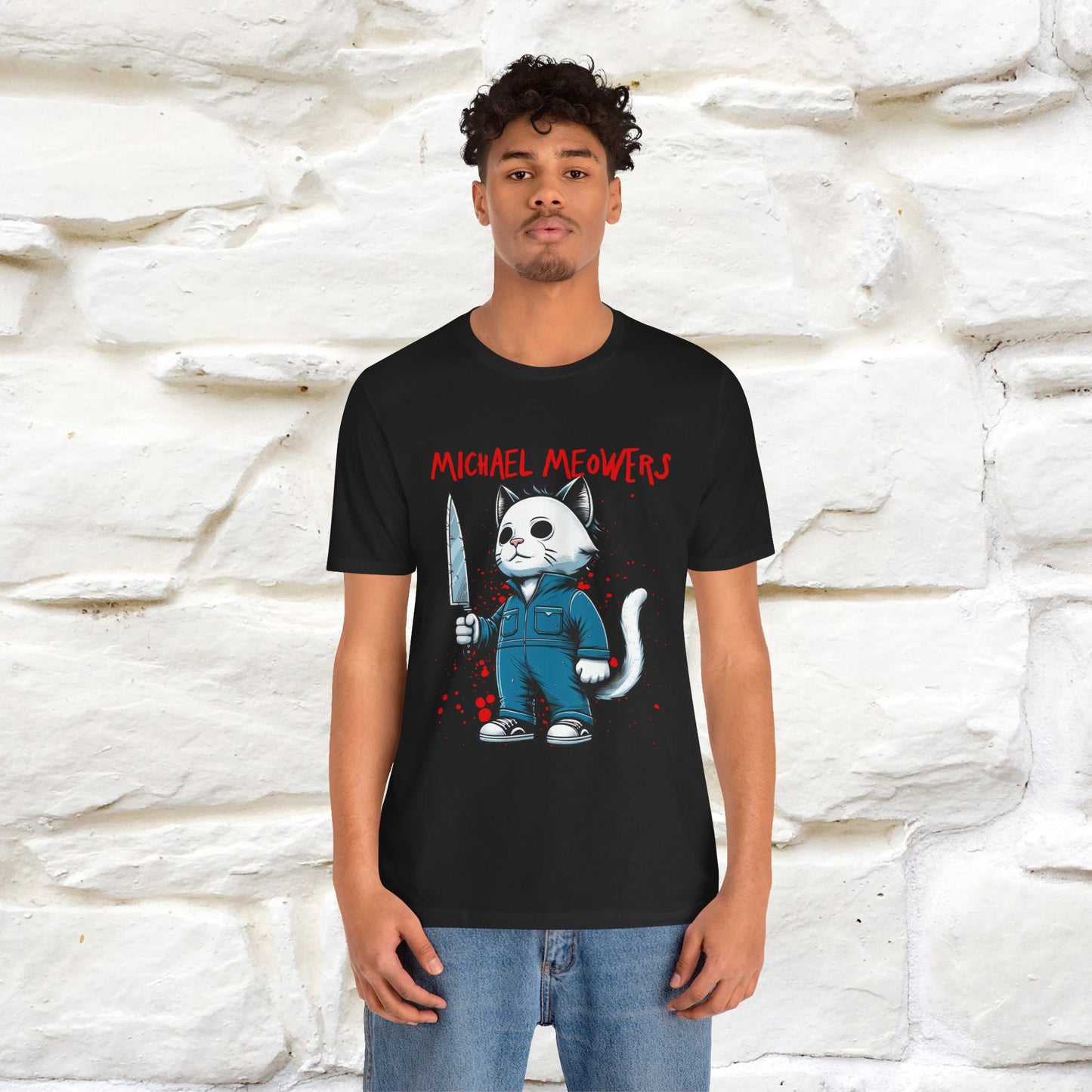 ''Michael Meowers'' Cat T-Shirt |  | Nunu&Miao Studio
