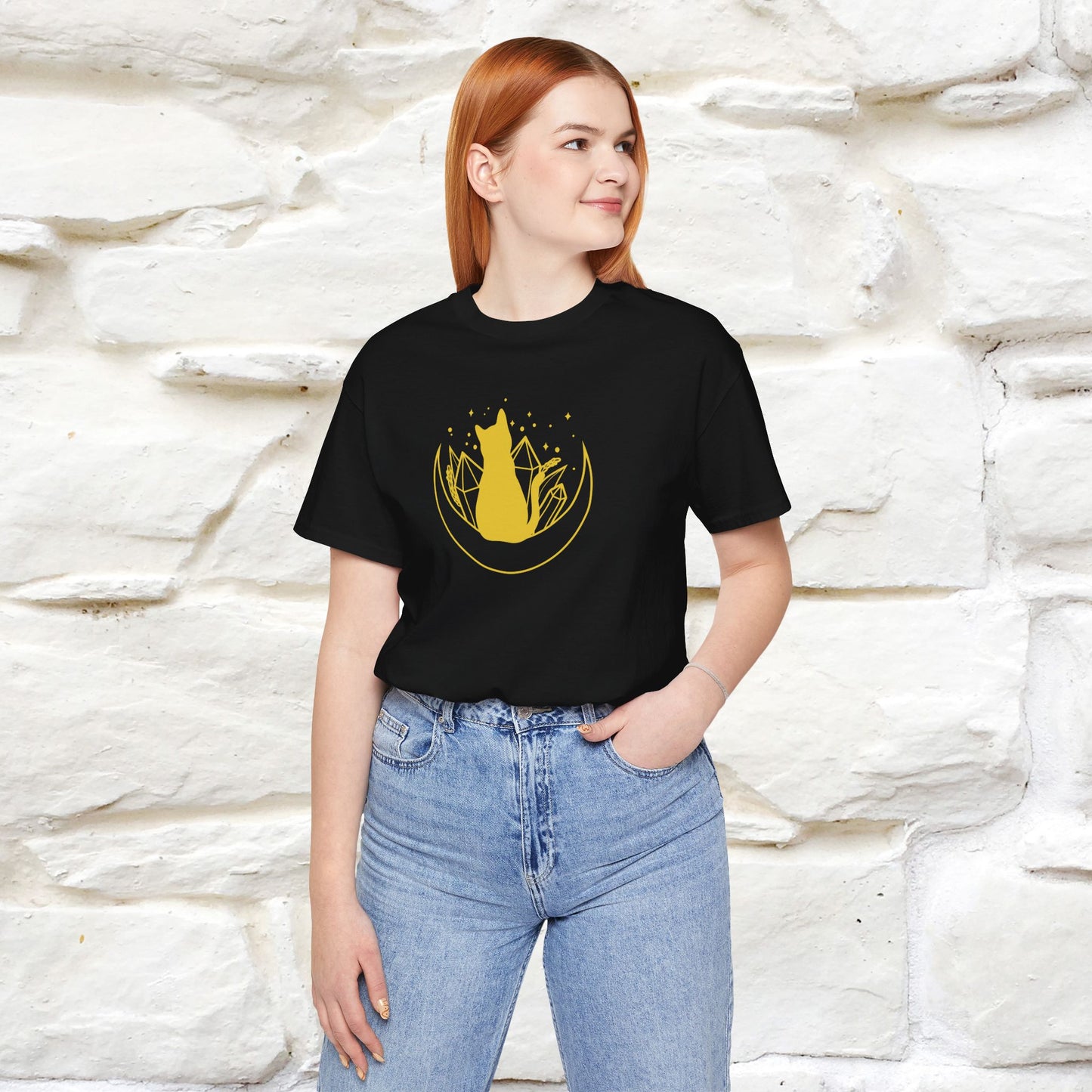 ''The Cristal'' Cat T-Shirt Front and Back Design | Nunu&Miao Studio