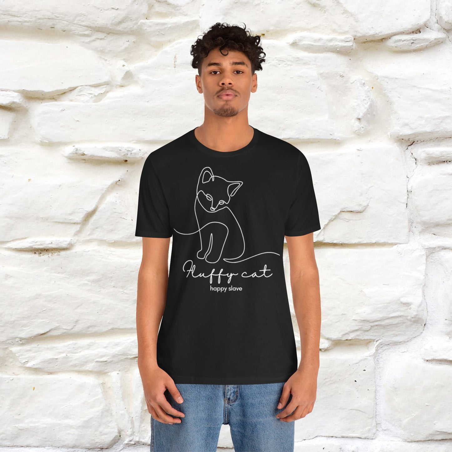 Happy Cat, Happy Slave: Quirky Cat T-Shirt for Men & Women | 100% Cotton*