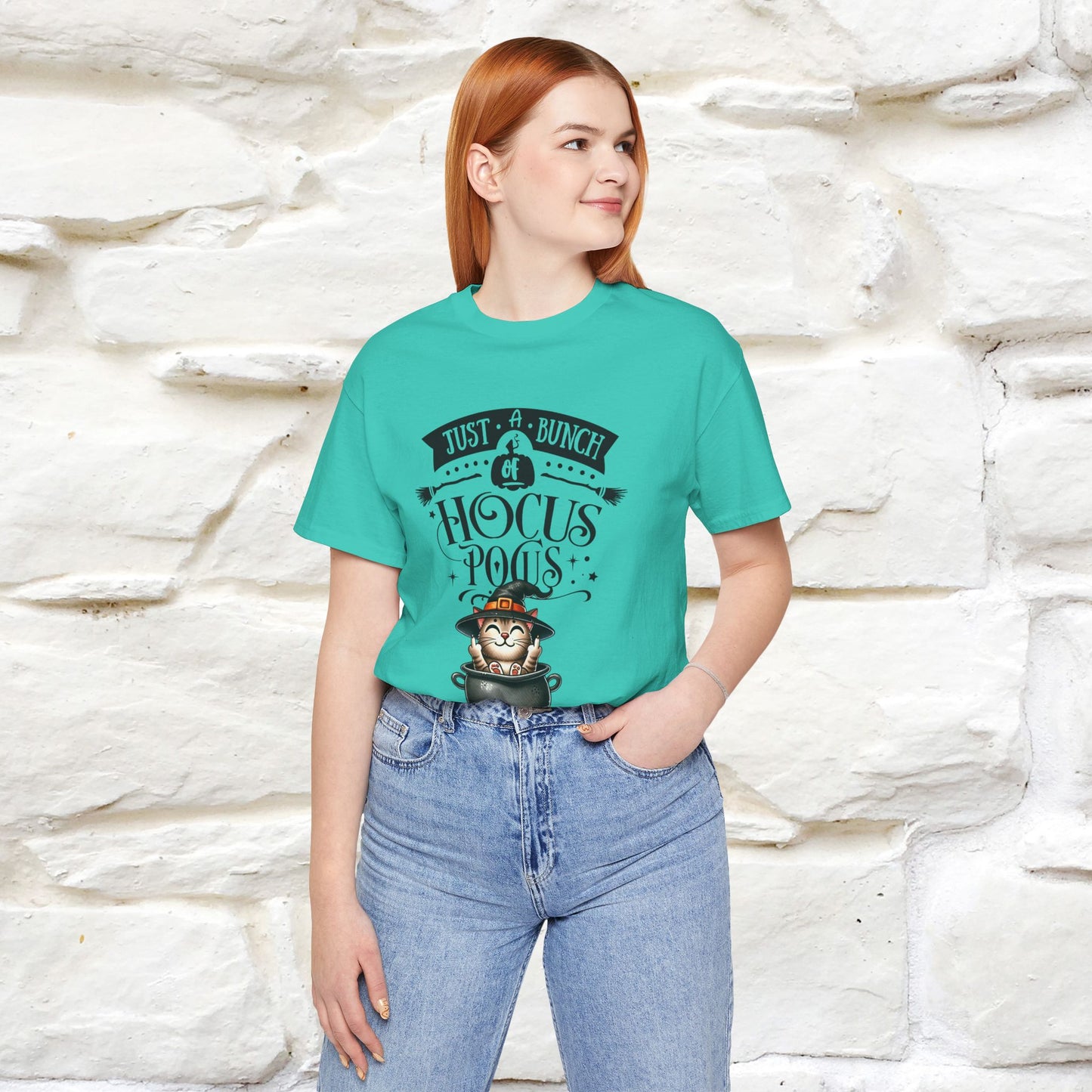 "Just A Bunch Of Hocus Pocus" Cat  T-shirt |Nunu&Miao Studio