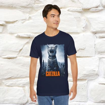 Catzilla T-Shirt | Fun Monster Cat Tee for Men & Women | 100% Cotton*