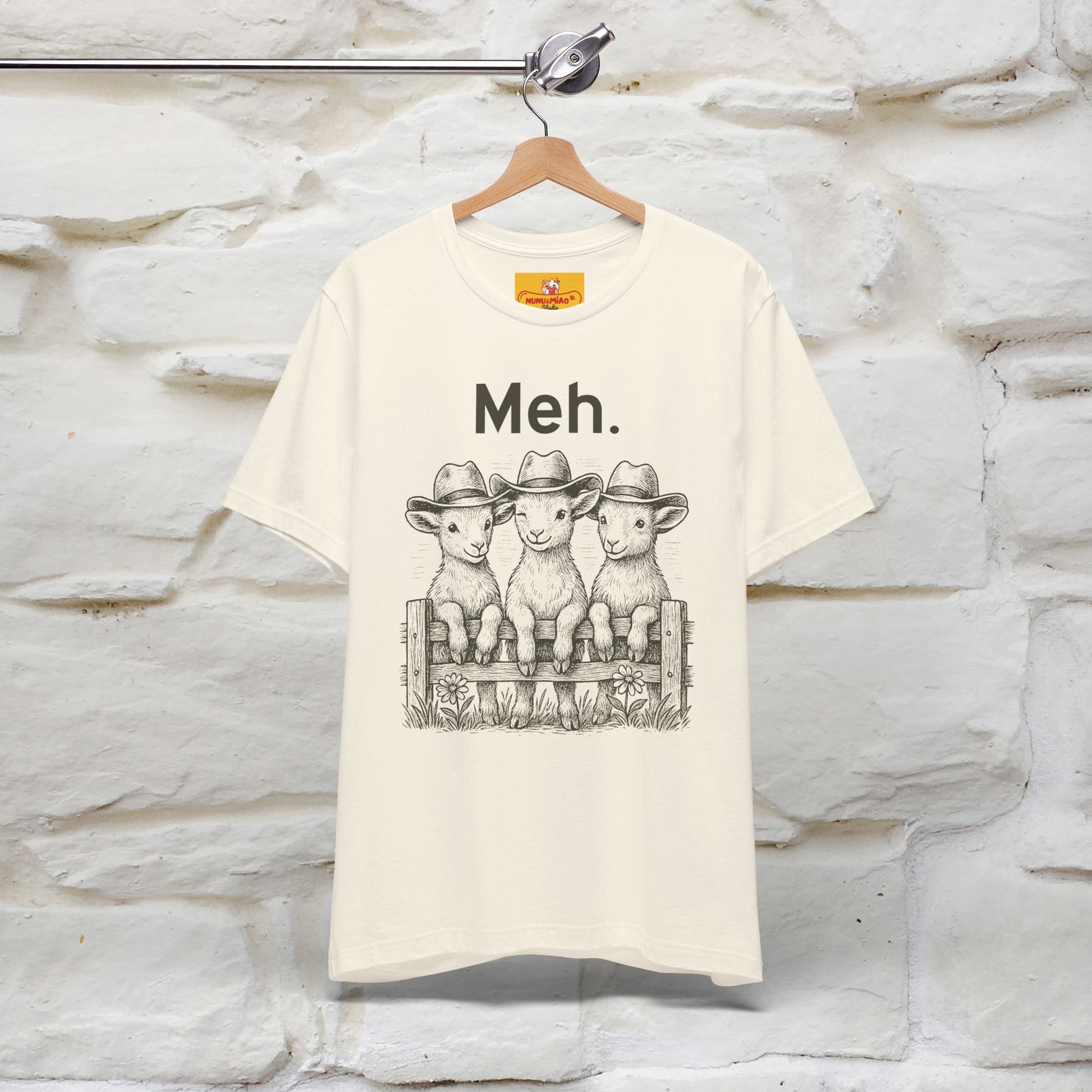 "Meh" Cute T-shirt |Nunu&Miao Studio - Nunu&Miao Studio