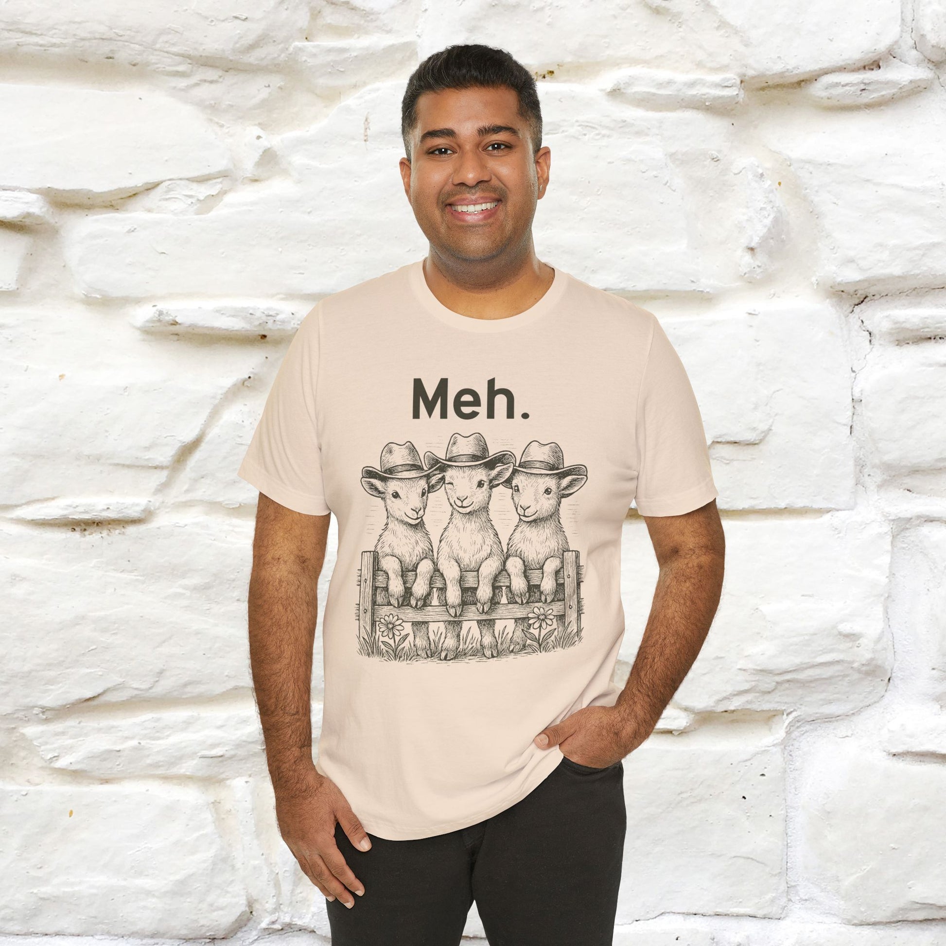 "Meh" Cute T-shirt |Nunu&Miao Studio - Nunu&Miao Studio