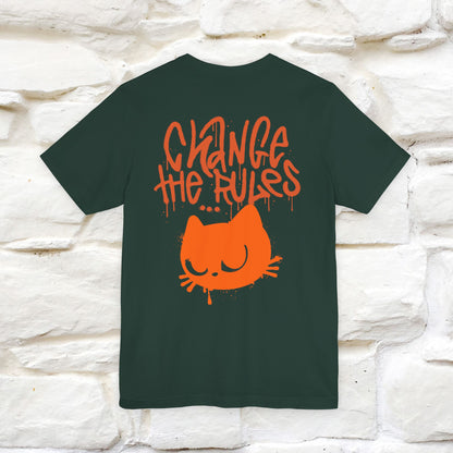 ''Change The Rules'' - Cat T-shirt -Nunu&Miao Studio