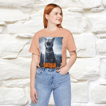 Catzilla T-Shirt | Fun Monster Cat Tee for Men & Women | 100% Cotton*