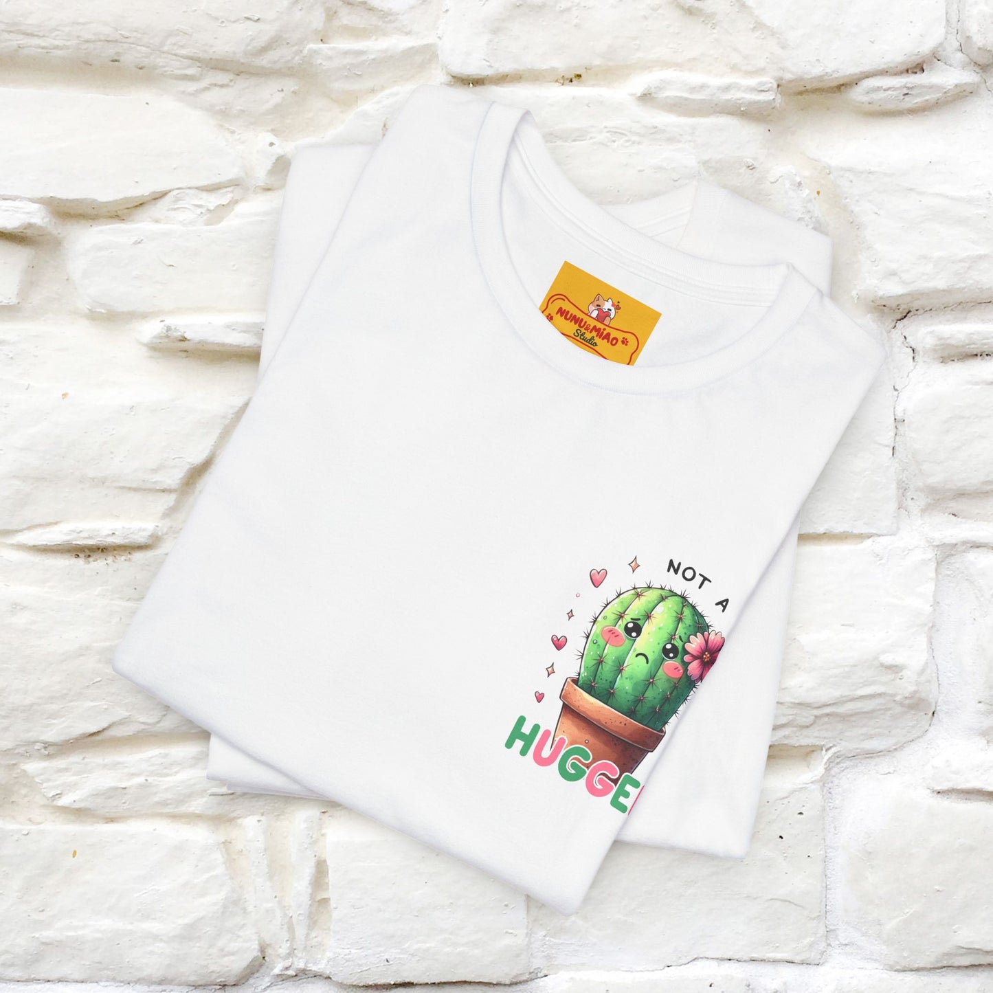 "Not A Hugger" |Funny T-Shirt | Front & Back Design|Nunu&Miao Studio