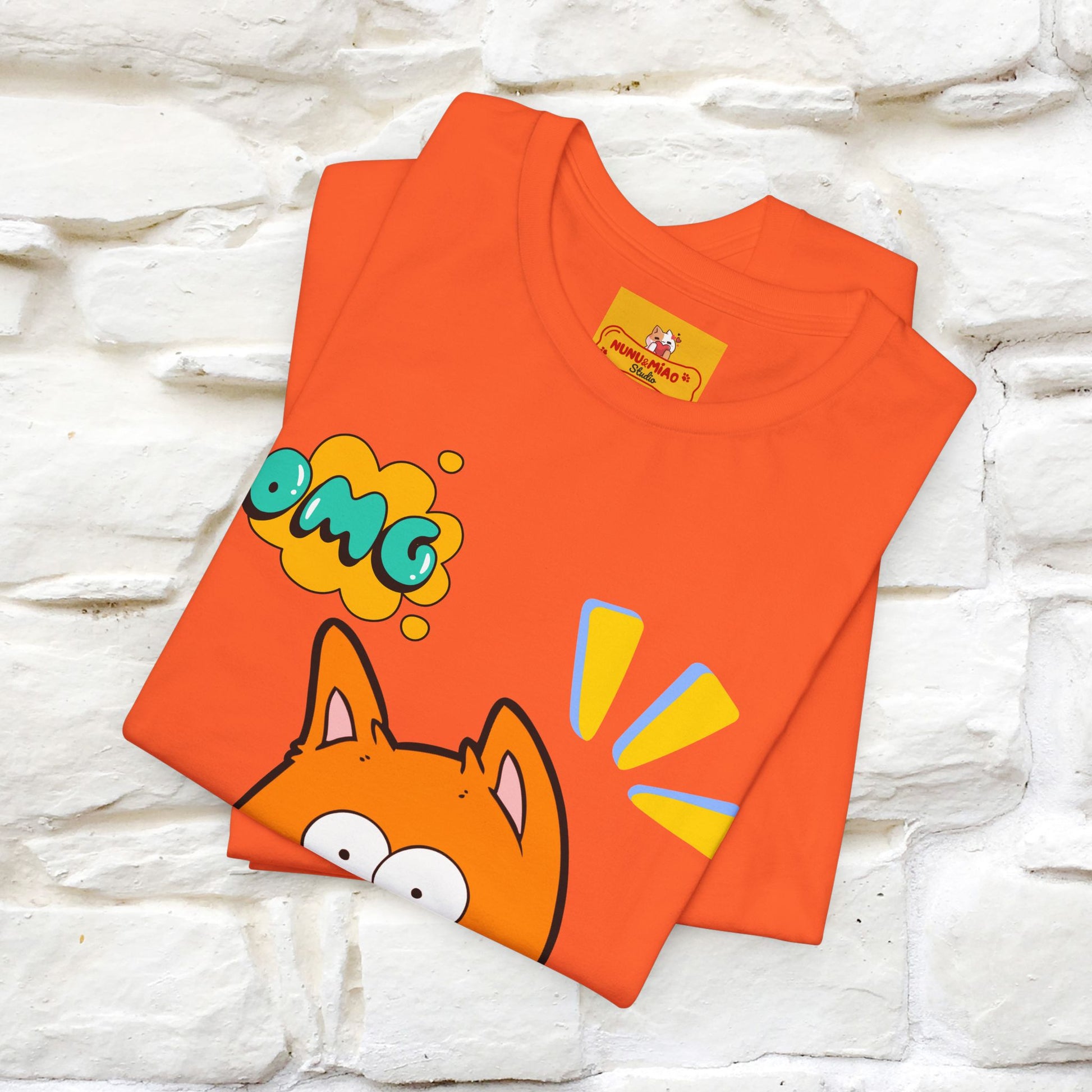 ''Oh My God'' Cat T-Shirt | Nunu&Miao Studio - Nunu&Miao Studio