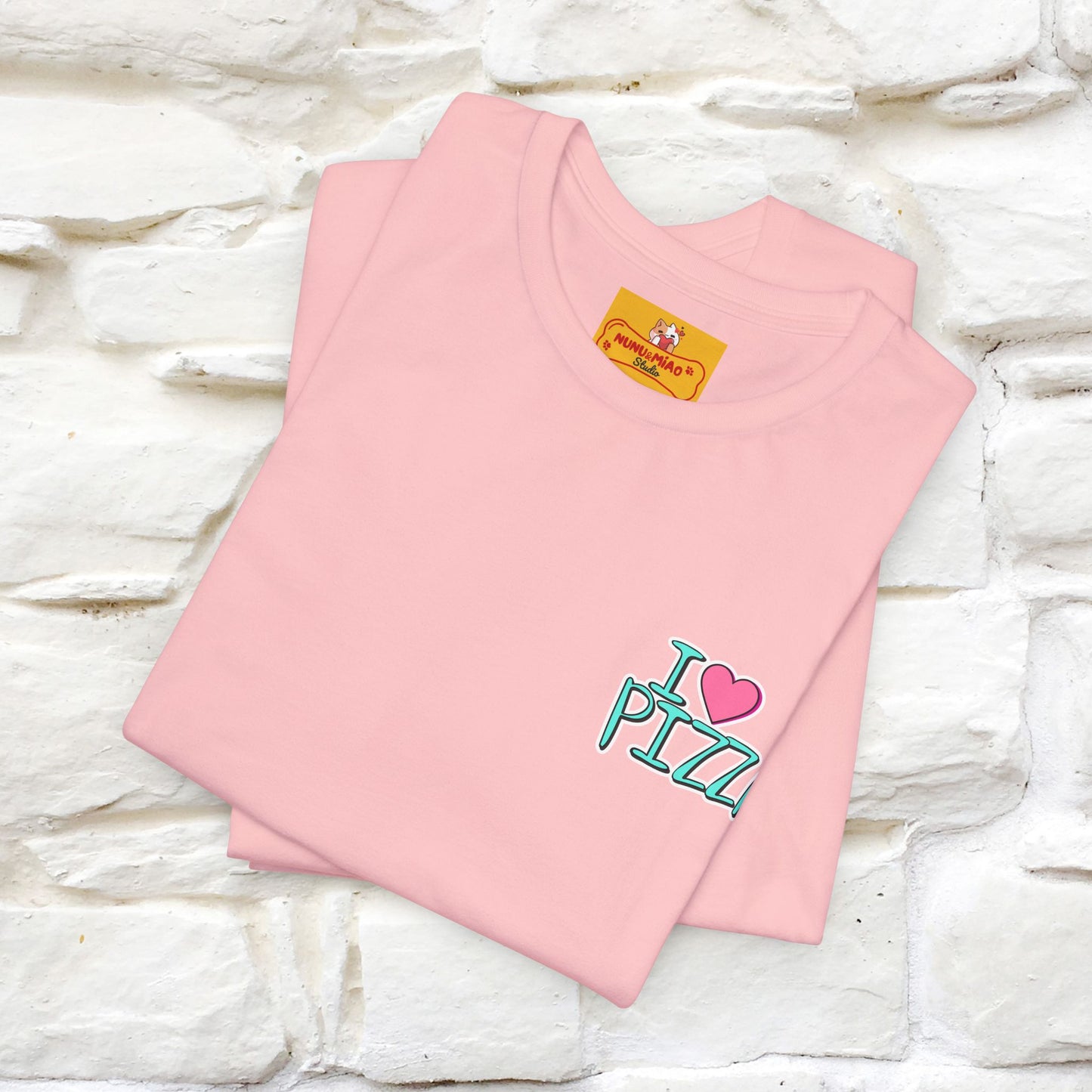 "I Love Pizza"| Cat T-shirt | Nunu&Miao Studio