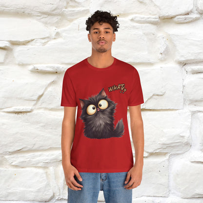 ''What ?'' | Cat T-Shirt  | Nunu&Miao Studio