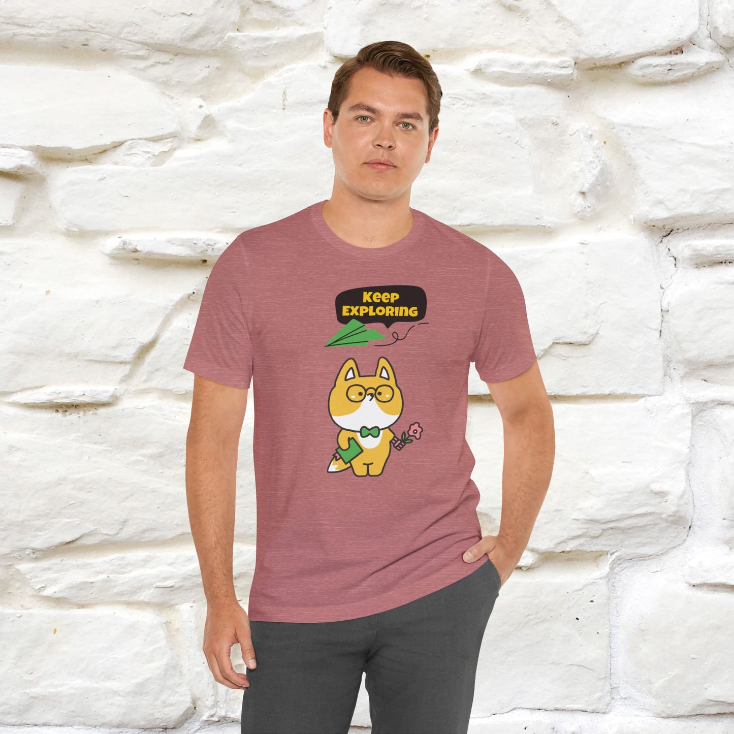 Keep Exploring T-Shirt for Men | 100% Cotton* Adventure Tee