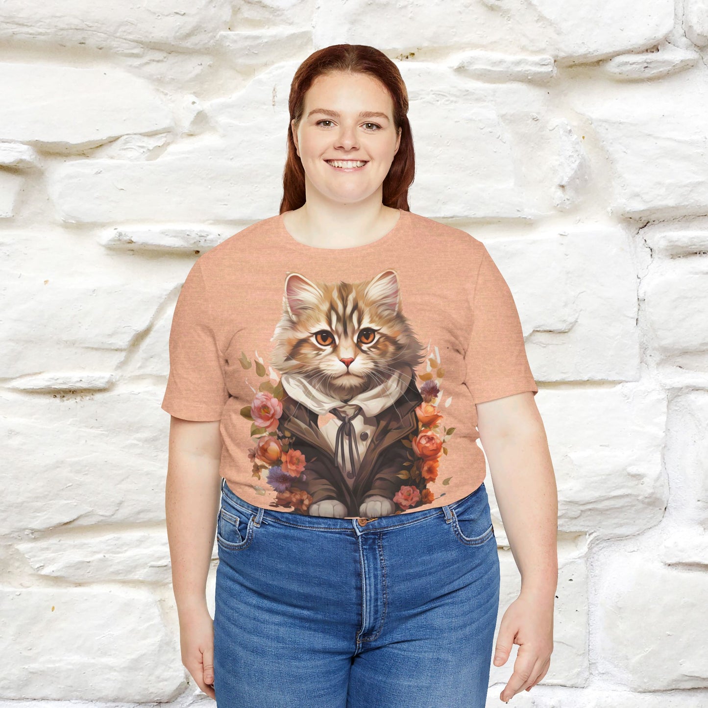 ''Charismatic'' Cat T-shirt for Women 100% Cotton* - Nunu&Miao Studio