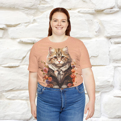 ''Charismatic'' Cat T-shirt for Women 100% Cotton* - Nunu&Miao Studio