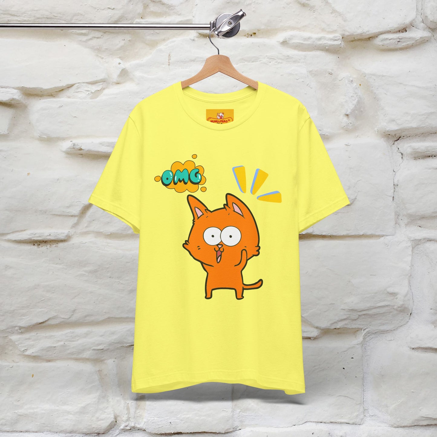 ''Oh My God'' Cat T-Shirt | Nunu&Miao Studio