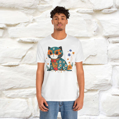 Zen Garden Cat: Japanese-Inspired T-Shirt for Men & Women | 100% Cotton*