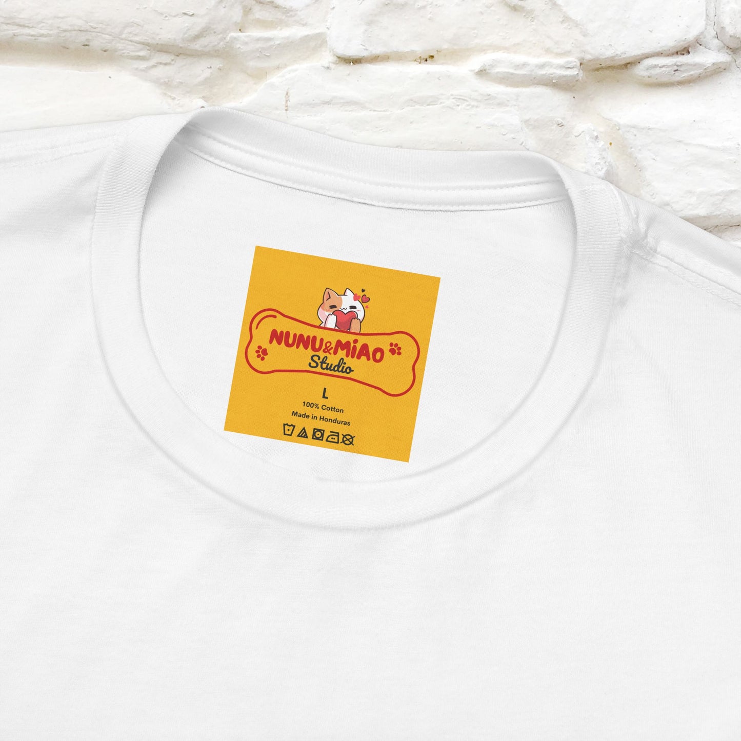 ''Air Fire Cat'' | Cat T-Shirt Front and Back Design | Nunu&Miao Studio