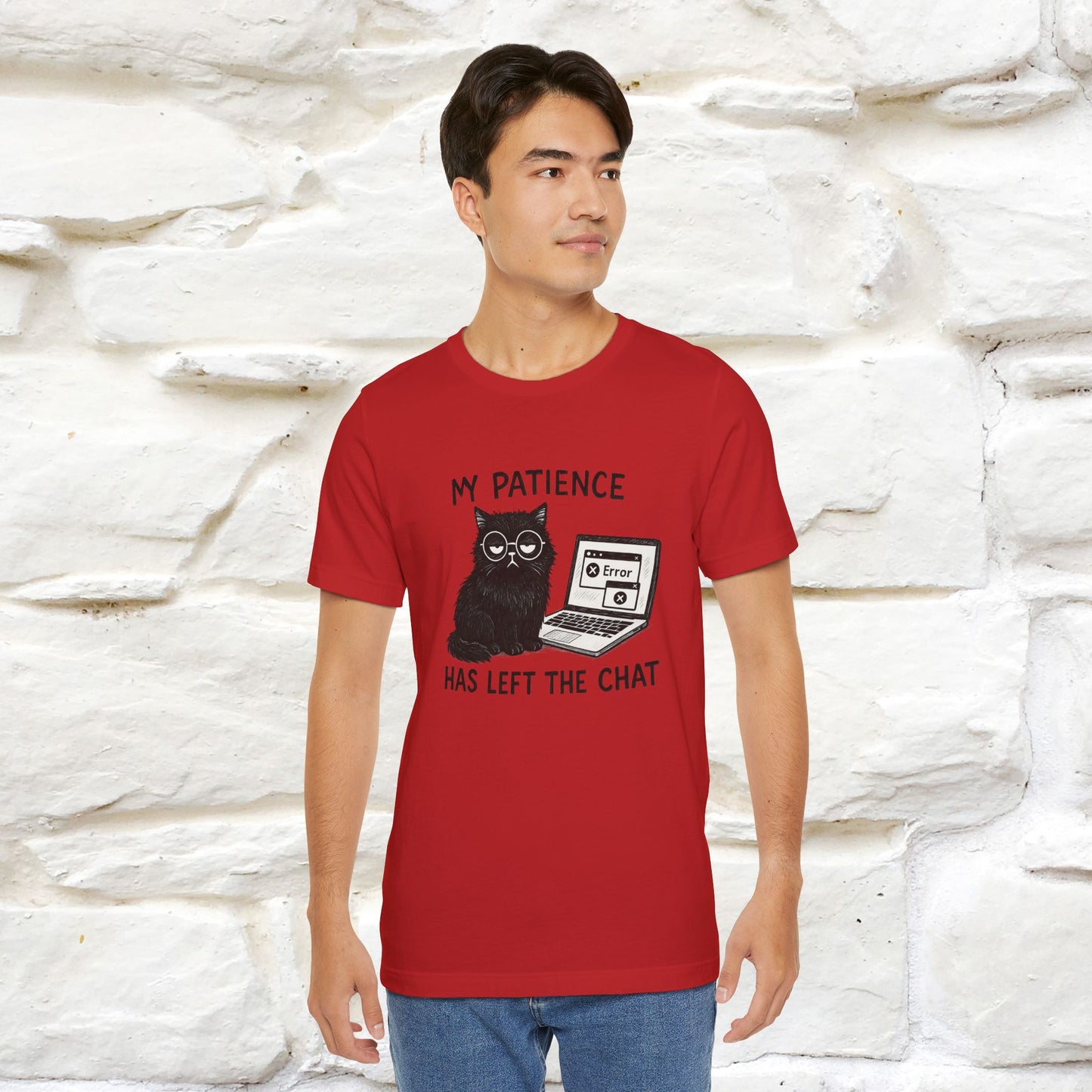 "My Patience Has Left The Chat" |Cat T-Shirt | Nunu&Miao Studio