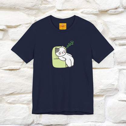 "Keep going… the couch isn’t going to nap on itself." Cat T-Shirt| Front & Back Design | Nunu&Miao Studio