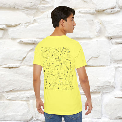 "Antidepressants" Cat T-Shirt | Front & Back Design | Nunu&Miao Studio