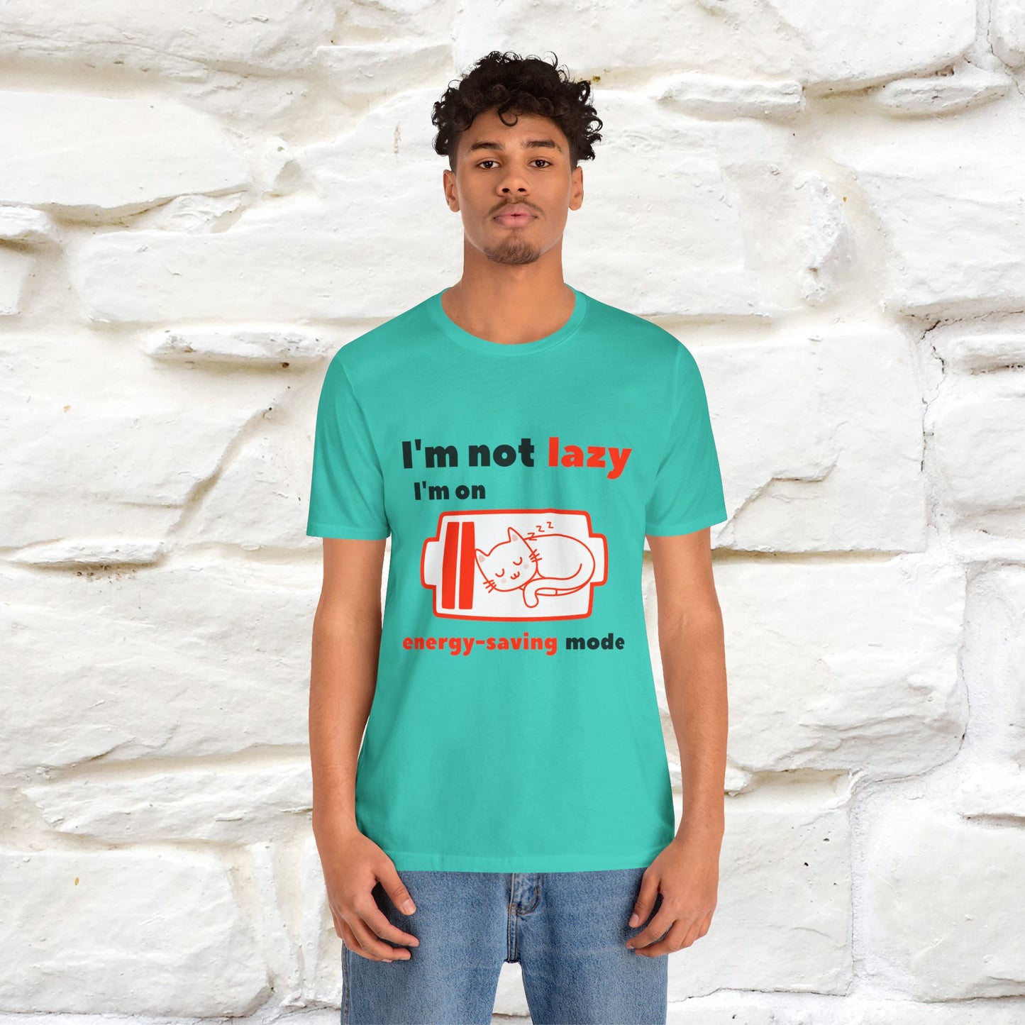 ''I am Not Lazy...'' Cat T-Shirt | Nunu&Miao Studio