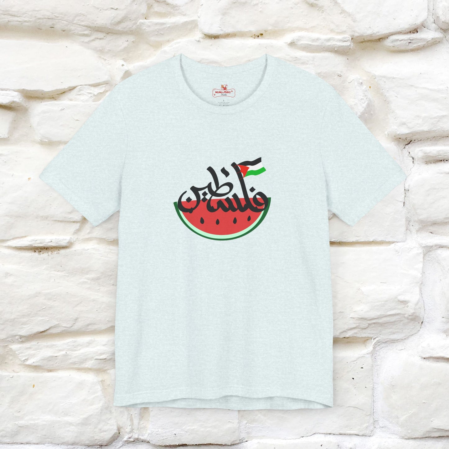 "I Stand With Palestine" Cat T-shirt for Men & Women | Front & Back Design | 100% Cotton*