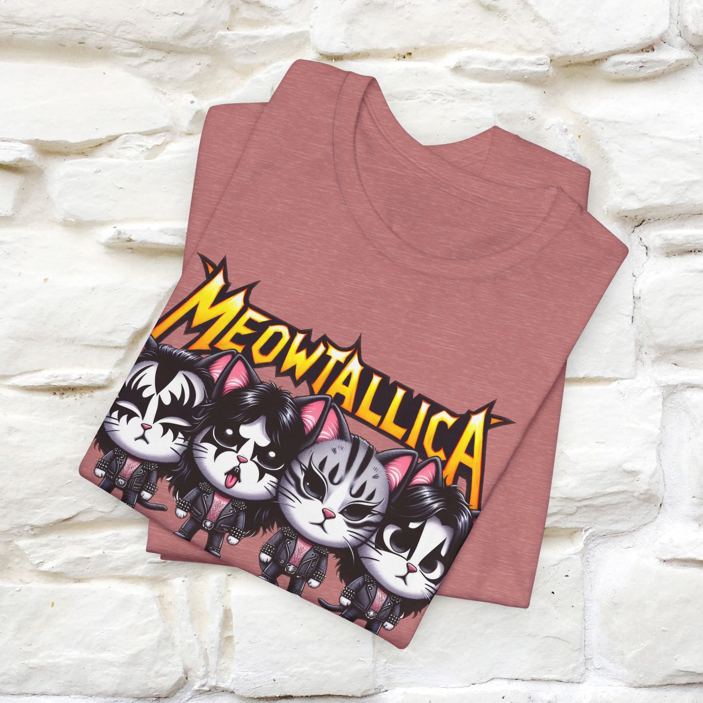 Meowtallica T-Shirt | Rock-Inspired Cat Tee for Men & Women | 100% Cotton*