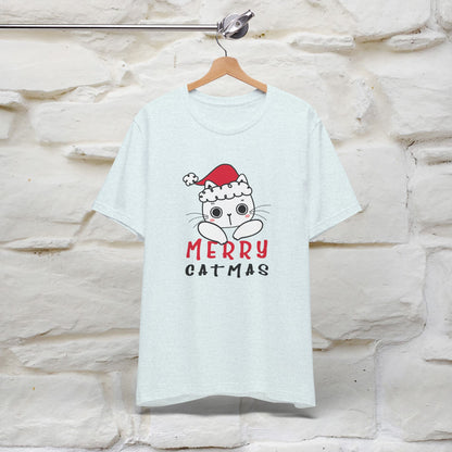 “Merry Catmas Cat T-Shirt | Funny Christmas Cat Shirt for Men & Women | 100% Cotton*