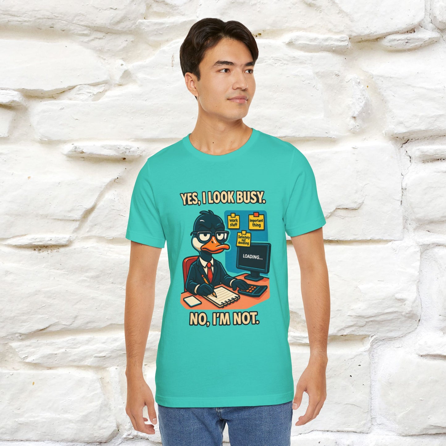 ''Yes, I Look Busy. No I'm Not.''|  Sarcastic Cat T-Shirt | Nunu&Miao Studio