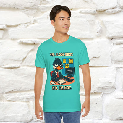 ''Yes, I Look Busy. No I'm Not.''|  Sarcastic Cat T-Shirt | Nunu&Miao Studio