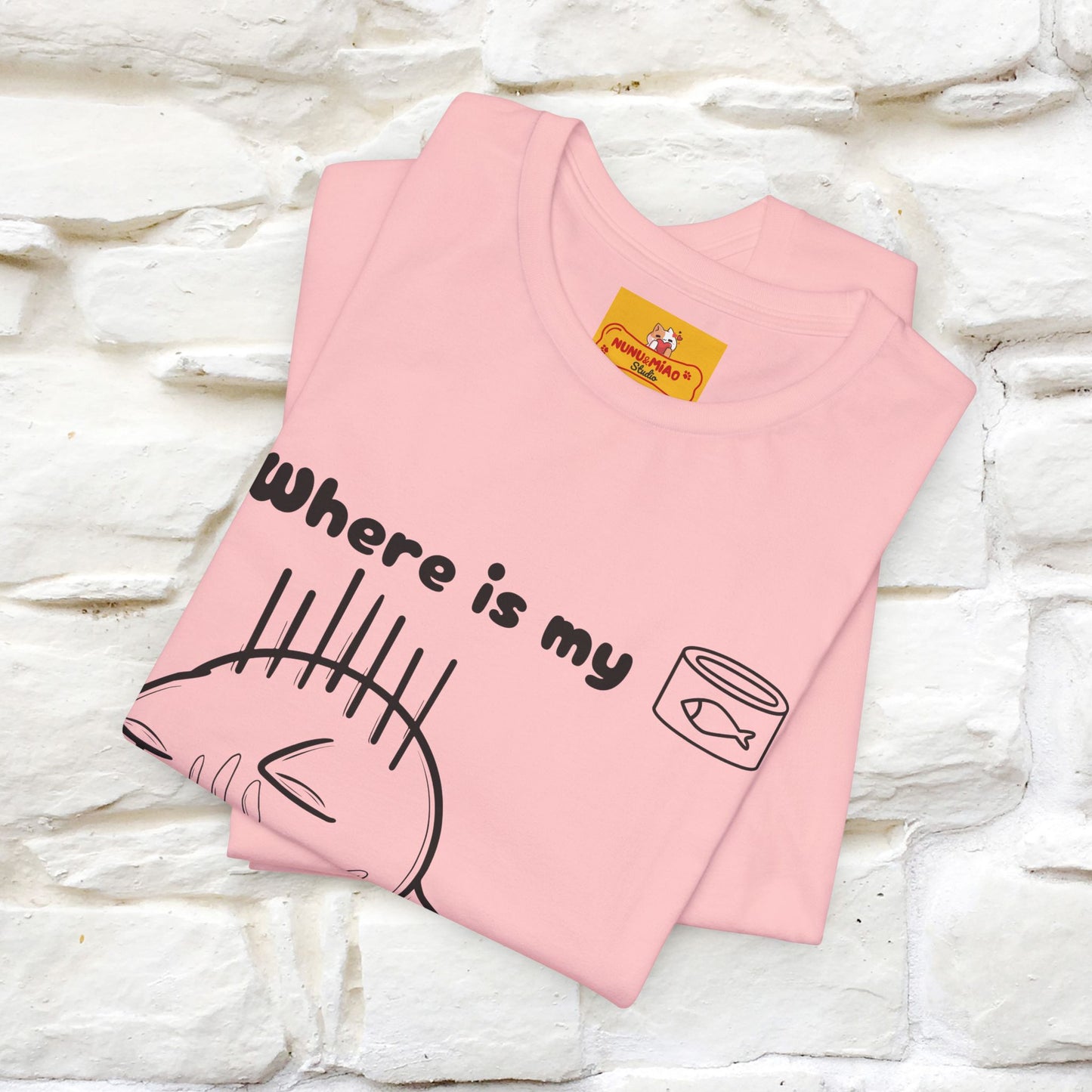 "Where Is My Tuna?" Cat T-Shirt | Nunu&Miao Studio