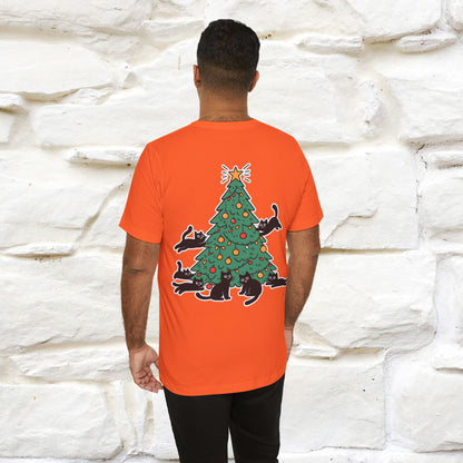 “Cat Christmas Tree” | Cat T-Shirt | Nunu&Miao Studio