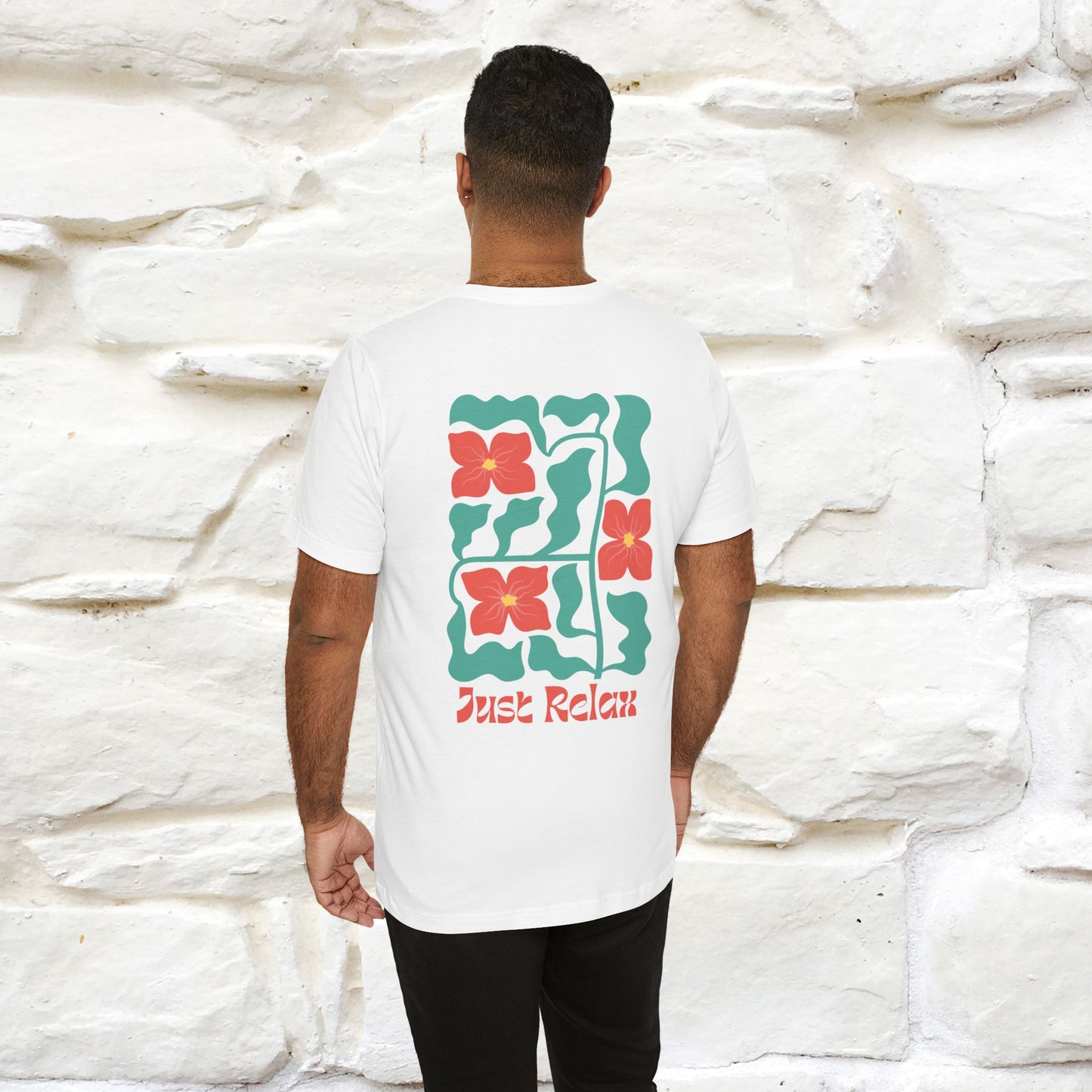 "Just Relax'' Cat T-Shirt Front and Back Design | Nunu&Miao Studio
