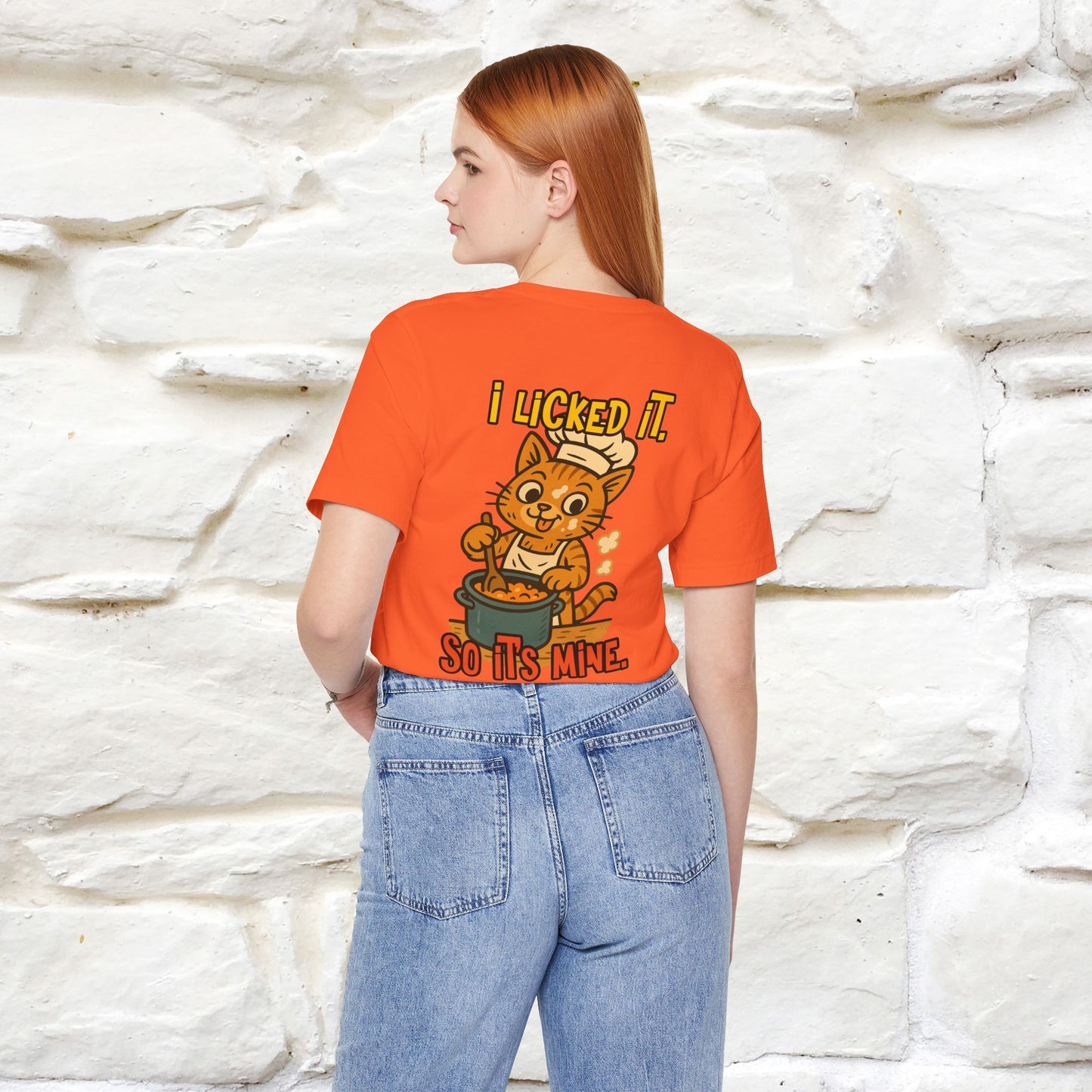 "I Licked It. It's Mine  " |Cat T-Shirt | Nunu&Miao Studio