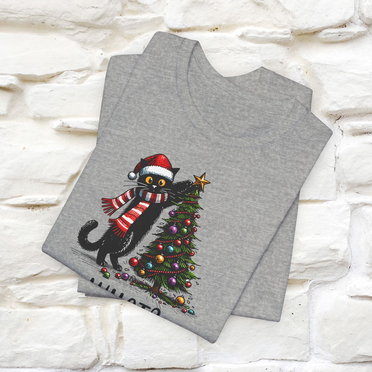 What? Cattitude Cat Christmas Shirt for Men & Women | 100% Cotton*