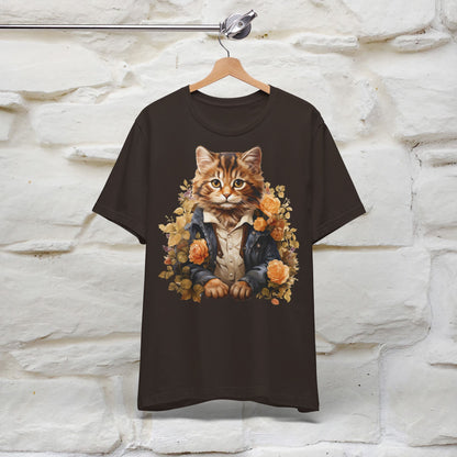 ''Garden Guardian'' Cat T-shirt for Women 100% Cotton* - Nunu&Miao Studio