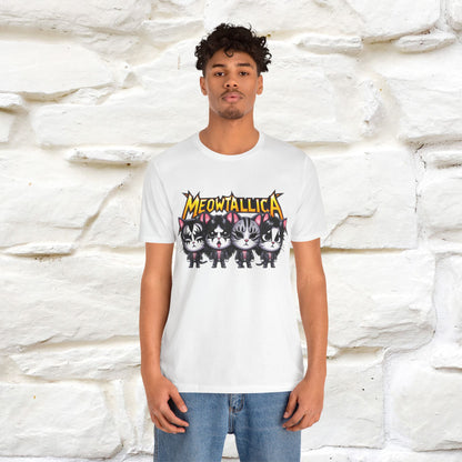 Meowtallica T-Shirt | Rock-Inspired Cat Tee for Men & Women | 100% Cotton*