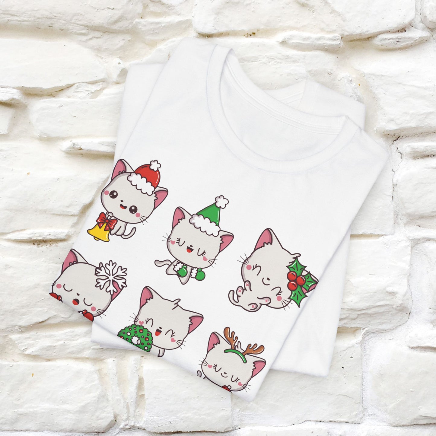 Christmas Cats T-Shirt | Festive Cat T-Shirt for Men & Women | 100% Cotton*