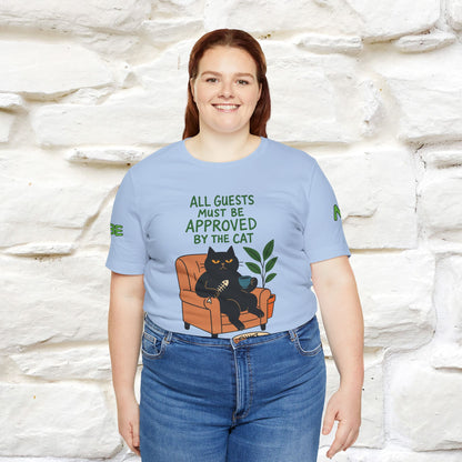 "All Guest Must Be Approved By The Cat - NO,MAYBE" Cat T-shirt |Nunu&Miao Studio