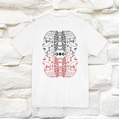 ''Illusion'' Cat T-Shirt Front and Back Design | Nunu&Miao Studio