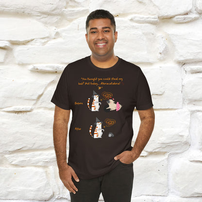 "Abracatabra: The Power of Purrs!" Cat T-Shirt for Men & Women | 100% Cotton*